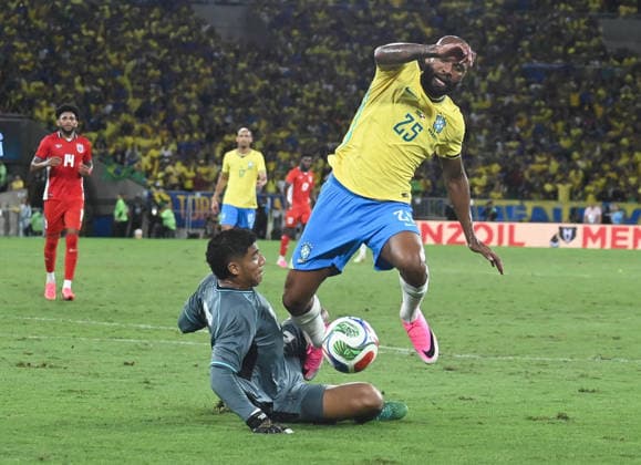 Brazil v Panama - Friendlies RIO DE JANEIRO, BRAZIL - MAY 31: Igor Thiago (25) of Brazil in action during International Friendly, Länderspiel, Nationalmannschaft Match between Brazil and Panama at Maracana Stadium in Rio de Janerio, Brazil on May 31, 2026. Fabio Teixeira Anadolu Rio de Janerio Brazil. Editorial use only. Please get in touch for any other usage.  Copyright: x2026xAnadoluxFabioxTeixeirax