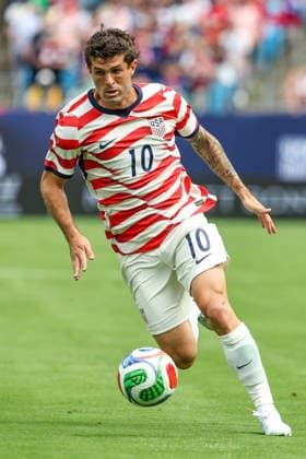 May 31, 2026, Charlotte, North Carolina, USA: United States forward Christian Pulisic (10) controls a ball during an International Friendly, Länderspiel, Nationalmannschaft match between United States and Senegal at Bank of America Stadium in Charlotte, North Carolina Charlotte USA - ZUMAa257 20260531_zsp_a257_005 Copyright: xChrisxArjoonx