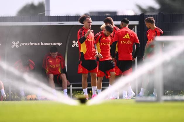 Belgian national football team - FIFA World Cup, WM, Weltmeisterschaft, Fussball 2026 - media activities 01 06 2026 TUBIZE, BELGIUM - JUNE 01 : Theate Arthur defender of Belgium pictured during a training session at the training grounds of the Royal Belgian Football Association ahead of the FIFA World Cup 2026 on june 01, 2026 in Tubize, Belgium, 01 06 2026 Tubize Belgium  Copyright: xGregoryxVanxGansenx