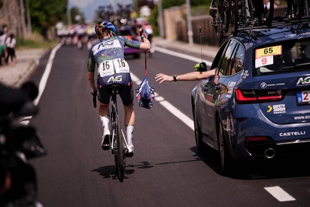 Belgium™s Julie Van De Velde of Ag Insurance - Soudal Team™s during Stage 3 of the Giro d™Italia Women, from Bibione to Buja, Italy, Monday, June 1, 2026  Copyright: xMarcoxAlpozzi LaPressex