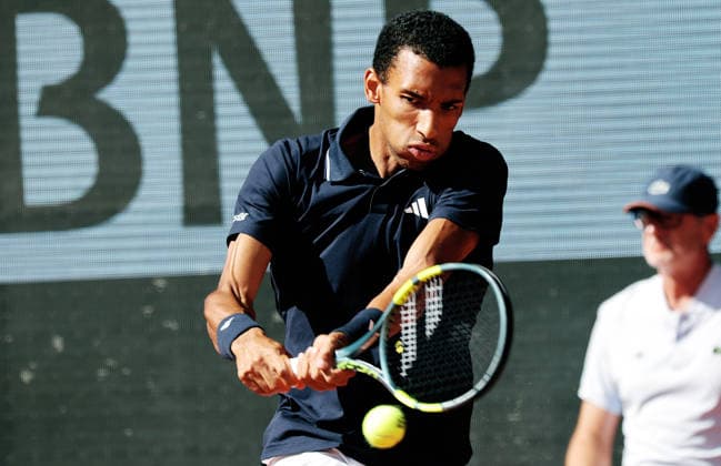 TENNIS - French Open 2026 PARIS,FRANCE,01.JUN.26 - TENNIS - ATP, Tennis Herren World Tour, French Open, Roland Garros, Grand Slam. Image shows Felix Auger-Aliassime (CAN).  GEPAxpictures xMatthiasxHauer