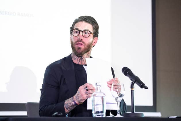 June 1, 2026, Sevilla, Sevilla, SPAIN: Sergio Ramos, former footballer and businessman, attends the media to explain the status of the purchase of Sevilla Football Club by the majority shareholders at Eurostars Torre Sevilla Hotel stadium on June 1, 2026, in Sevilla, Spain. Sergio Ramos press conference, PK, Pressekonferenz In Seville - ZUMAa181 20260601_zaa_a181_045 Copyright: xJoaquinxCorcherox