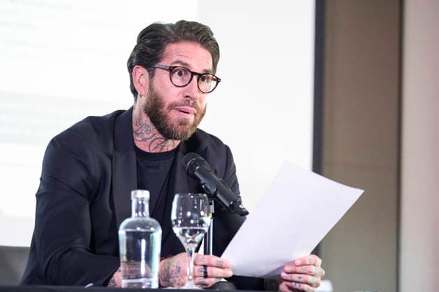Football, Spain, Sevilla FC, Press conference with Sergio Ramos
