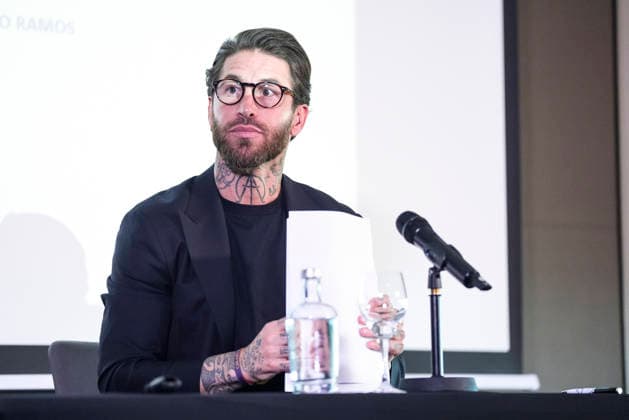 June 1, 2026, Sevilla, Sevilla, SPAIN: Sergio Ramos, former footballer and businessman, attends the media to explain the status of the purchase of Sevilla Football Club by the majority shareholders at Eurostars Torre Sevilla Hotel stadium on June 1, 2026, in Sevilla, Spain. Sergio Ramos press conference, PK, Pressekonferenz In Seville - ZUMAa181 20260601_zaa_a181_053 Copyright: xJoaquinxCorcherox