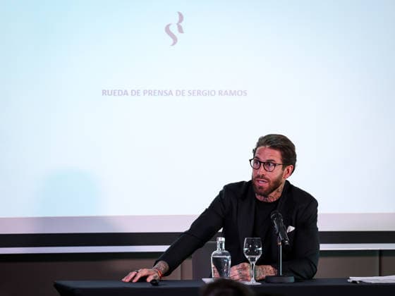 ESP Press conference Sergio Ramos Sergio Ramos, ex player former footballer and businessman, speaks the press to explain the status of the purchase of Sevilla FC by the shareholders at Eurostars Torre Sevilla Hotel in Sevilla on June 1st, 2026 in Spain Seville Spain Futbol Copyright: xRafaelxRomanx xAgenciaxLOFx