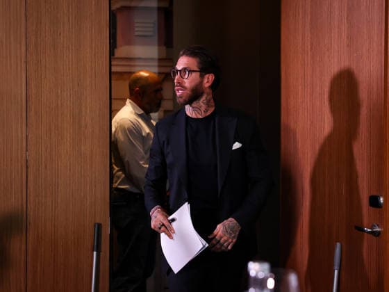 ESP Press conference Sergio Ramos Sergio Ramos, ex player former footballer and businessman, speaks the press to explain the status of the purchase of Sevilla FC by the shareholders at Eurostars Torre Sevilla Hotel in Sevilla on June 1st, 2026 in Spain Seville Spain Futbol Copyright: xRafaelxRomanx xAgenciaxLOFx