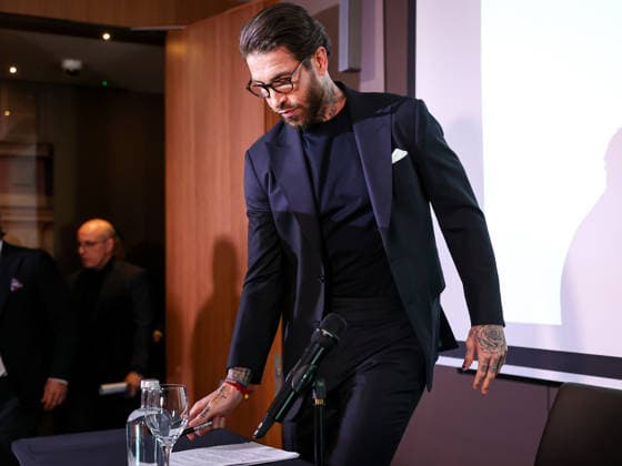 ESP Press conference Sergio Ramos Sergio Ramos, ex player former footballer and businessman, speaks the press to explain the status of the purchase of Sevilla FC by the shareholders at Eurostars Torre Sevilla Hotel in Sevilla on June 1st, 2026 in Spain Seville Spain Futbol Copyright: xRafaelxRomanx xAgenciaxLOFx