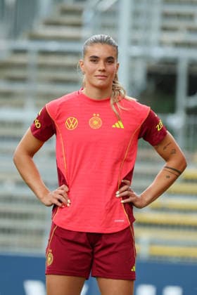 Cologne, Germany 01 06 2026 Training of the DFB women preparation international match Germany vs Norway for World Cup qualification 2027 In the picture Selina Cerci Germany Copyright: HMBxMedia MadeleinexFantini