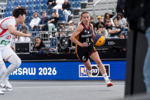 FIBA 3x3 World Cup 2026 - Warsaw, Poland - Day 1 Marie Reichert is seen during the FIBA 3x3 World Cup 2026 game between Germany and China in Warsaw, Poland. Warsaw Poland  Copyright: xMarekxAntonixIwaÅ czukx originalFilename:iwanczuk-day1ofth260601_npn6Z.jpg