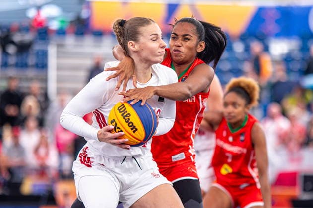 Warszawa 01.06.2026. 3x3 Basketball World Championship, WM, Weltmeisterschaft Day 1 in Warsaw, Poland. Poland - Madagascar match --- Mistrzostwa Swiata w koszykowce 3x3 Dzien 1 w Warszawie. Mecz Polska - Madagaskar Persons Shown : 0 Aleksandra Ziemborska Fot. Kai Taller Arena Akcji NEWSPIX.PL --- newspix.pl POLAND OUT! 