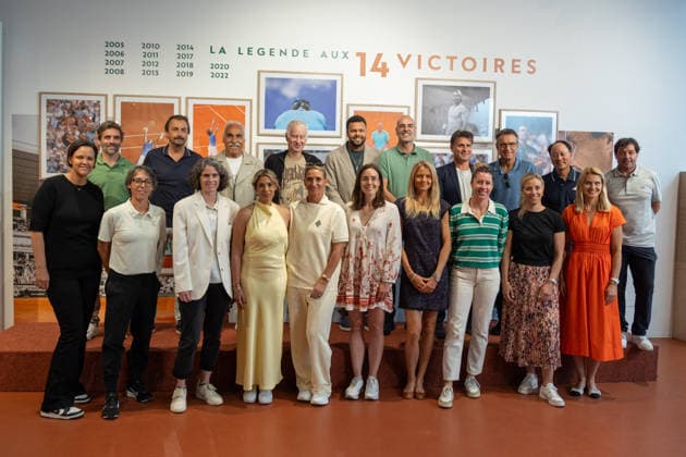 2026 French Open - Trophy Legend press conference, PK, Pressekonferenz NB Mansour Bahrami, Michael Chang, Arnaud Clement, Guy Forget, Sebastien Grosjean Henri Leconte, John Mc Enroe Cedric Pioline, Fabrice Santoro, Gilles Simon, Jo-Wilfried Tsonga, Mats Wilander, Marion Bartoli, Alize Cornet, Lindsay Davenport, Nathalie Dechy, Tatiana Golovin, Daniela Hantuchova, Angelique Kerber, Pauline Parmentier, Lucie Safarova, Francesca Schiavone attend Trophy Legend Press Conference during the 2026 French Open at Roland Garros on June 01, 2026 in Paris, France. Photo by Nasser Berzane ABACAPRESS.COM Copyright: xBerzanexNasser ABACAx