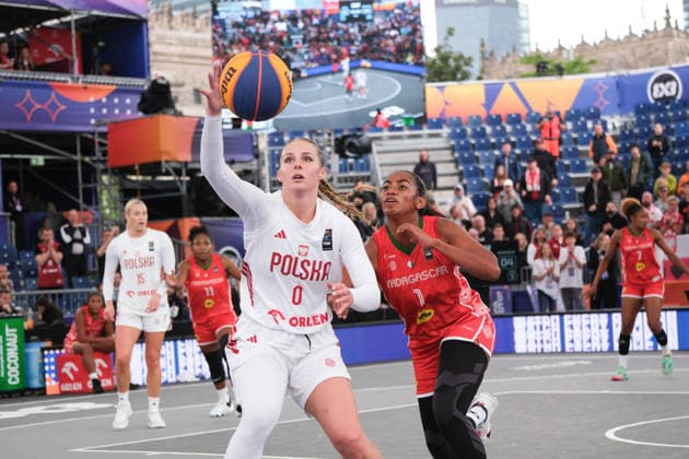Basketball, FIBA 3x3 World Championship in Warsaw, Women, Poland - Madagascar
