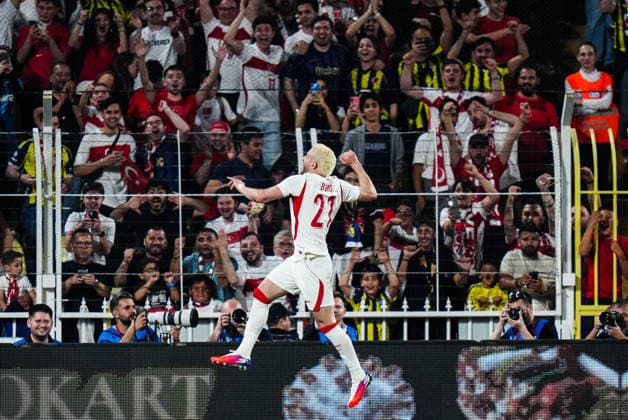 Turkiye v North Macedonia - Friendly match ISTANBUL, TURKIYE - JUNE 1: Baris Alper Yilmaz of Turkiye celebrates after scoring a goal during the International Friendly, Länderspiel, Nationalmannschaft match between Turkiye and North Macedonia at Chobani Stadium, on June 1, 2026, in Istanbul, Turkiye. Hakan Akgun Anadolu Istanbul Turkey. Editorial use only. Please get in touch for any other usage.  Copyright: x2026xAnadoluxHakanxAkgunx
