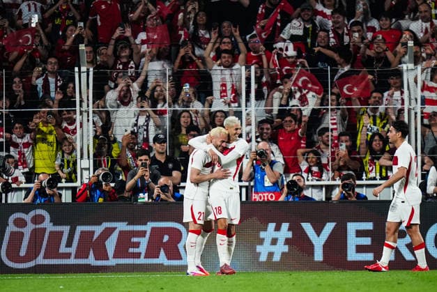 Turkiye v North Macedonia - Friendly match ISTANBUL, TURKIYE - JUNE 1: Baris Alper Yilmaz of Turkiye celebrates after scoring a goal during the International Friendly, Länderspiel, Nationalmannschaft match between Turkiye and North Macedonia at Chobani Stadium, on June 1, 2026, in Istanbul, Turkiye. Hakan Akgun Anadolu Istanbul Turkey. Editorial use only. Please get in touch for any other usage.  Copyright: x2026xAnadoluxHakanxAkgunx