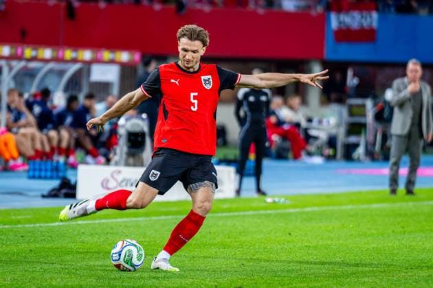 SOCCER - AUT vs TUN, test match VIENNA,AUSTRIA,01.JUN.26 - SOCCER - OEFB international test match, Austria vs Tunisia. Image shows Stefan Posch (AUT).  GEPAxpictures xKevinxHackner