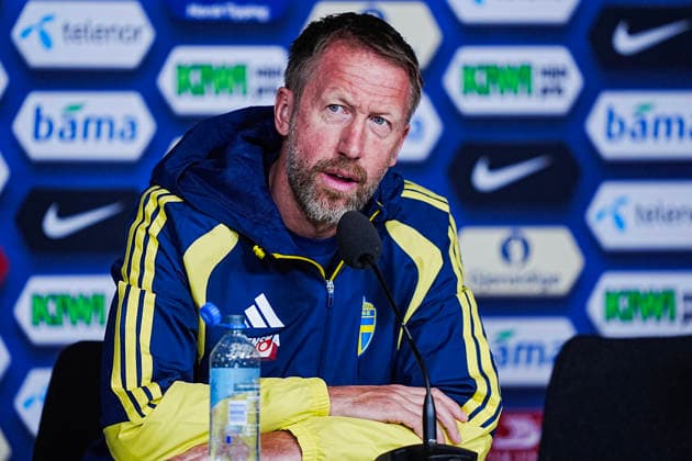 Private international football match Norway Sweden Oslo 20260601 Sweden s national team manager Graham Potter after the private international men s football match between Norway and Sweden at Ullevaal Stadium Photo Terje Pedersen NTB Oslo Norway EDITORIAL USE ONLY RESTRICTED USE FOR BETTING COMPANIES  Copyright: xTerjexPedersenx xNTBx