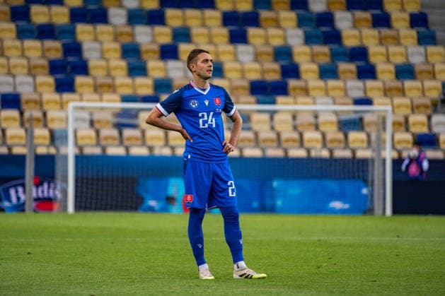 Slovakia v Malta - International Friendly, Länderspiel, Nationalmannschaft Match Michal Fasko of Slovakia plays during the international friendly match between Slovakia and Malta at MOL Arena in Dunajska Streda, Slovakia, on June 1, 2026. Dunajska Streda Slovakia  Copyright: xMatejxSaganx originalFilename:sagan-slovakia260601_npy1w.jpg