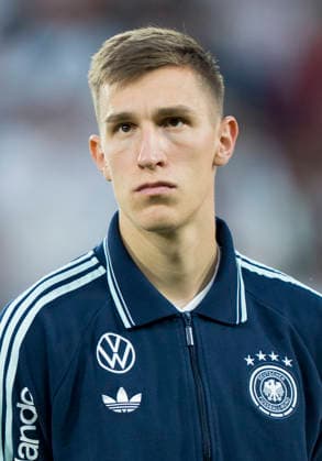 Single image, Single image, portrait Nico Schlotterbeck Germany, 15 Germany Finland, Football, international match World Cup test match, MEWA Arena Mainz, 31 05 2026 IMPORTANT NOTE According to the regulations of the DFL German Football League or the DFB German Football Association, it is prohibited to use or have used photographs taken in the stadium and or of the match in the form of sequential images and or video-like photo series Copyright: HMBxMedia xMarcoxBader
