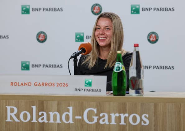 June 1, 2026, Paris, Ile De France, France: MAJA CHWALINSKA of Poland during press conference, PK, Pressekonferenz after the match against D. Parry of France in the fourth round of tennis tournament Roland Garros, Paris, France. Chwalinska won 6:3, 6:2. Tennis, Roland Garros 2026 - Maja Chwalinska 6:3, 6:2  - ZUMAc278 20260601_zsp_c278_035 Copyright: xMarcinxCholewinskix