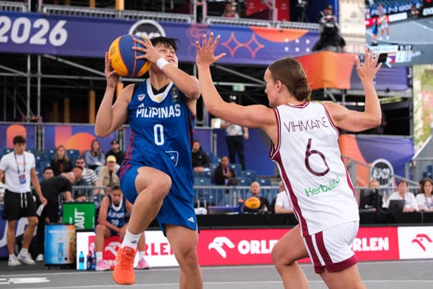 June 1, 2026, Warsaw, Masovian Voivodeship, Poland: PhilippinesÃ¢â‚¬â ¢ MIKKA CACHO (0) and LatviaÃ¢â‚¬â ¢s KETIJA VIHMANE (6) in action during a FIBA 3x3 Basketball World Cup womenÃ¢â‚¬â ¢s Pool C game between Latvia and Philippines in Warsaw, Poland. Basketball 2026: FIBA 3x3 World Cup WomenÃ¢â‚¬â ¢S Pool C: Latvia 14:11 Philippines  - ZUMAk204 20260601_zip_k204_015 Copyright: xRomanxKozielx