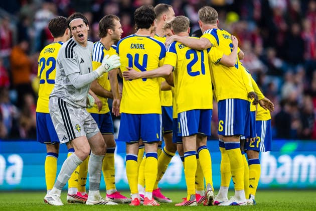 260601 Goalkeeper Jacob Widell Zetterström of Sweden during the international friendly football match between Norway and Sweden on June 1, 2026 in Oslo Photo Marius Simensen BILDBYRAN COP 238 JM0820 bbeng football fotball fotboll international friendly landskamp norge norway privatlandskamp soccer sverige sverige a sweden träningslandskamp  Copyright: MARIUSxSIMENSEN BB260601ZW004
