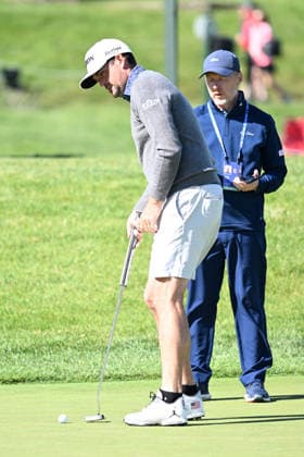 PGA, Golf Herren 2026: The Memorial Tournament Practice Rounds JUN 2 June 2, 2026: Keegan Bradley (USA) putts on the putting green during practice rounds at the Memorial Tournament in Dublin, Ohio. Brent Clark Cal Media (Credit Image: Â Brent Clark Cal Sport Media) Dublin Oh USA EDITORIAL USE ONLY Copyright: xx ZUMA-20260602_zma_c04_075.jpg BrentxClarkx csmphotothree492720