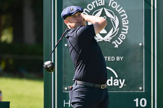 PGA, Golf Herren 2026: The Memorial Tournament Practice Rounds JUN 2 June 2, 2026: Harry Hall (ENG) drives off the 10th tee during practice rounds at the Memorial Tournament in Dublin, Ohio. Brent Clark Cal Media (Credit Image: Â Brent Clark Cal Sport Media) Dublin Oh USA EDITORIAL USE ONLY Copyright: xx ZUMA-20260602_zma_c04_079.jpg BrentxClarkx csmphotothree492726