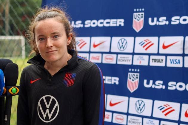 RECORD DATE NOT STATED Trino, the United States women s national team, Nationalteam Sao Paulo (SP), 02 06 2026 - Training Women s National Team United States - Rose Lavelle, a player for the United States women s national team, during part of the press training session held at the Sao Paulo team s training center on the afternoon of Tuesday, June 2, 2026.(Foto: Theo Daolio Thenews2 imago images) SPO  Copyright: xTheoxDaoliox