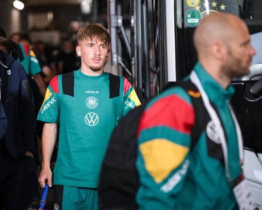 Football International Test match World Cup 2026 in Mainz Germany Finland 31 05 2026 Lennart Karl Germany on arrival at the stadium