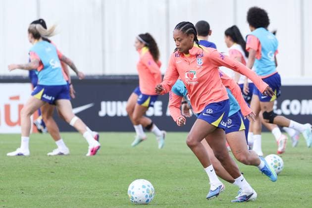 Football, Women, Brazil national team, Training