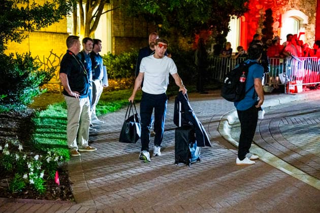 Football World Cup 2026 Greensboro , USA 20260602 Norways Martin Odegaard arrives at the hotel in Greensboro Photo Fredrik Varfjell NTB Greensboro USA EDITORIAL USE ONLY RESTRICTED USE FOR BETTING COMPANIES  Copyright: xFredrikxVarfjellx xNTBx