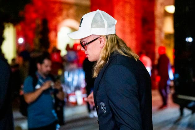 Football World Cup 2026 Greensboro , USA 20260602 Norways Erling Braut Haaland arrives at the hotel in Greensboro Photo Fredrik Varfjell NTB Greensboro USA EDITORIAL USE ONLY RESTRICTED USE FOR BETTING COMPANIES  Copyright: xFredrikxVarfjellx xNTBx