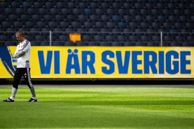 260603 Head coach Graham Potter of the Swedish national football team at a training session on June 3, 2026 in Stockholm Photo Emma Wallskog BILDBYRAN code EW EW0674 fotboll football soccer fotball träning practice training sverige sweden sverige a fifa world cup vm bbeng  Copyright: EMMAxWALLSKOG BB260603EW015