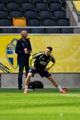 260603 Viktor Gyökeres of the Swedish national football team at a training session on June 3, 2026 in Stockholm Photo Emma Wallskog BILDBYRAN code EW EW0674 fotboll football soccer fotball träning practice training sverige sweden sverige a fifa world cup vm bbeng  Copyright: EMMAxWALLSKOG BB260603EW021