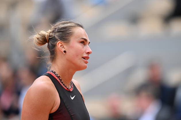 2026 French Open, Roland-Garros - Day 11 PARIS, FRANCE - JUNE 3: Aryna Sabalenka in action against Diana Shnaider during their women s singles quarter-final match on the eleventh day of the French Open at Roland Garros in Paris, France, on June 3, 2026. Mustafa Yalcin Anadolu Paris France. Editorial use only. Please get in touch for any other usage.  Copyright: x2026xAnadoluxMustafaxYalcinx