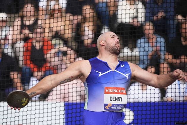 Matt Denny of Australia Men Discus Throw during the World Athletics Continental Tour Paavo Nurmi Games at the Turku Sports Park stadium in Turku, Finland June 3. 2026.  Copyright: xKallexParkkinenx NP24kp0440