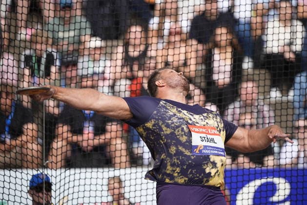 during the World Athletics Continental Tour Daniel Stahl of Sweden Men Discus Throw Paavo Nurmi Games at the Turku Sports Park stadium in Turku, Finland June 3. 2026.  Copyright: xKallexParkkinenx NP24kp0441