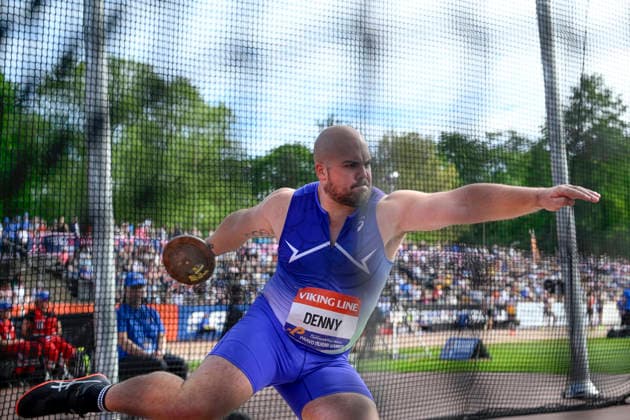 LKS 20260603 Matt Denny of Australia competes in men s discus throw during World Athletics Continental Tour Gold event Paavo Nurmi Games in Turku, Finland on June 3 , 2026. - ANTTI AIMO-KOIVISTO Turku Finland 4yETWct3_Yw  Copyright: xAnttixAimo-Koivistox 4yETWct3_Yw