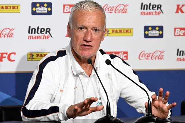 CP DES BLEUS A NANTES PHOTOPQR OUEST FRANCE Jerome Fouquet ; NANTES ; 03 06 2026 ; Football. Point presse de Didier Deschamps, sélectionneur de l équipe de France de Football, avant le match contre la Cote d Ivoire à Nantes. Photo: Jérôme Fouquet Ouest-France Nantes, France, june 3rd 2026 Frane coahc Didier Deschamps press conference, PK, Pressekonferenz before the match against Ivory Coast NANTES France  Copyright: xPHOTOPQR OUESTxFRANCE MAXPPPxJeromexFouquetx 20260603OFR1526 20260603OFR1526