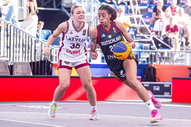 Basketball, FIBA 3x3 World Championship in Warsaw, Women, Germany - Latvia