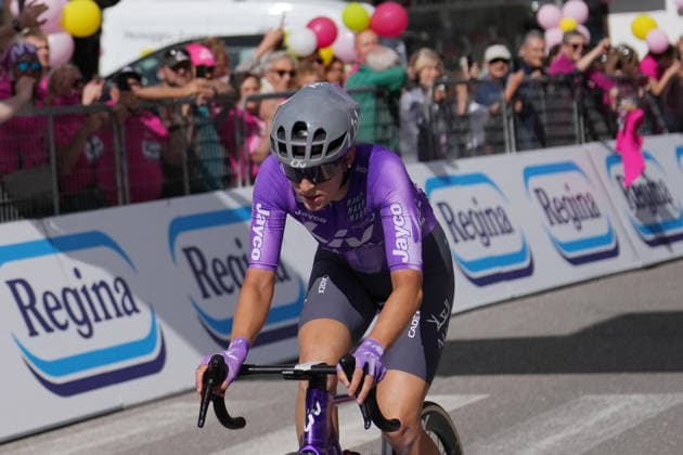 Italy™s Monica Trinca Colonel of Liv-Alula-Jayco™s during Stage 5 of the Giro d™Italia Women, from Longarone to Santo Stefano di Cadore, Italy. Wednesday June 3, 2026  Copyright: xDavidexSpadax xLaPressex
