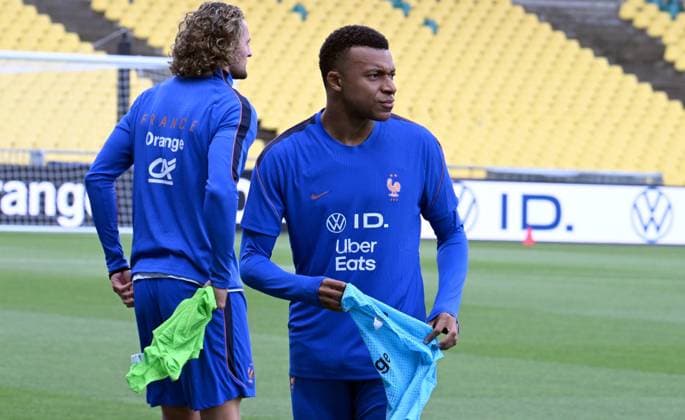 ENTRAINEMENT DES BLEUS A NANTES PHOTOPQR OUEST FRANCE Jerome Fouquet ; NANTES ; 03 06 2026 ; Football. Entrainement de l équipe de France de Football, avant le match contre la Cote d Ivoire à Nantes. Ici sur l image Kylian Mbappé. Photo: Jérôme Fouquet Ouest-France Nantes, France, juen 3rd 2026 France at training before a friendly match NANTES France  Copyright: xPHOTOPQR OUESTxFRANCE MAXPPPxJeromexFouquetx 20260603OFR1849 20260603OFR1849
