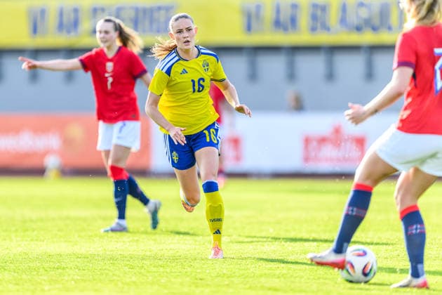 Football, Women, U23, Test match, Sweden - Norway