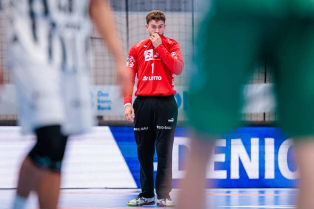 Gonzalo Perez De Vergas THW Kiel, 01 shows himself disappointed GER, GWD Minden vs THW Kiel, Handball, 1 Bundesliga, 33 Matchday, Season 2025 2026, 03 06 2026 GER, GWD Minden vs THW Kiel, Handball, 1 Bundesliga, 33 Matchday, Season 2025 2026, 03 06 2026 Minden Copyright: xEibner-Pressefoto JanxRollingerx EP_JSK