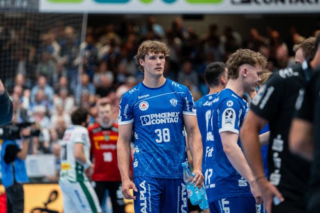 TBV Lemgo Lippe GER vs SC DHfK Leipzig GER , Handball, Daikin Handball Bundesliga, 33 Matchday, 3 6 2026, Season 2025 2026, Lemgo Moritz Sundermann TBV Lemgo Lippe, 38 before the match Lemgo Phoenix Contact Arena Germany