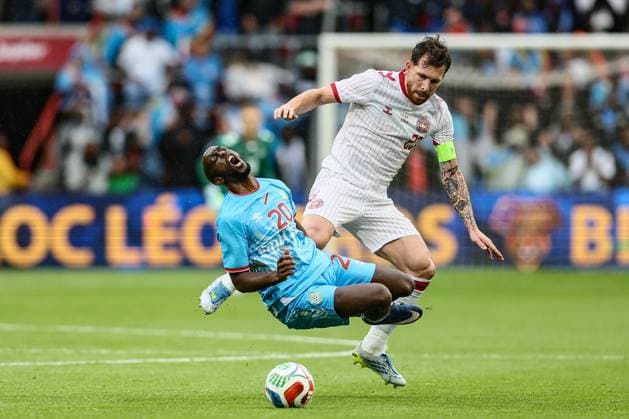 Football, Test match, DR Congo - Denmark