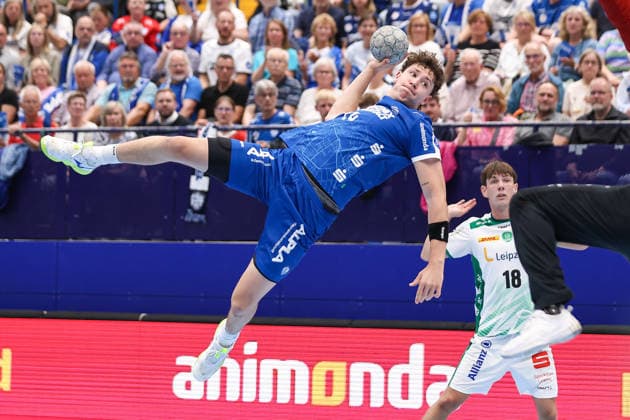 2026 06 03, xkwix, Handball, HBL, TBV Lemgo Lippe SC DHfK Leipzig, PHOENIX CONTACT arena, 33 Matchday, Season 2025 2026 Joël Willecke TBV Lemgo Lippe 24 at goal throwing Photo xKamilxWilkowskixPressefotoKochx Nordrhein Westfalen Germany