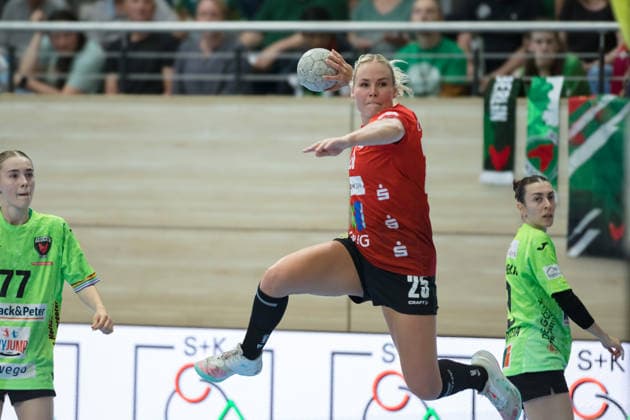 Lilli Röpcke Halle, 25 , SV Union Halle Neustadt vs Füchse Berlin, Spreefüxxe, Handball Bundesliga Frauen, Relegation, First leg, Season 2025 26, 03 06 2026 Halle SWH Arena Sachsen Anhalt Germany