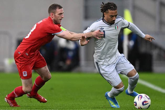Football, Test match, Luxembourg - Italy