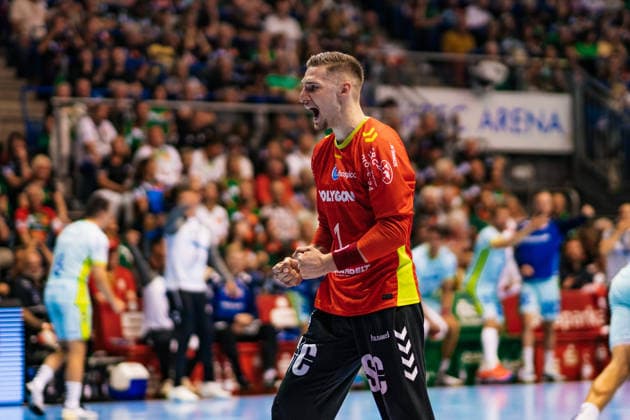 Germany HBL DAIKIN Handball Bundesliga 2025 2026, 33 Matchday SC Magdeburg vs VfL Gummersbach GETEC Arena Magdeburg Dominik Kuzmanovic VfL Gummersbach, 1 single image Copyright: xTomxLauruschkatx